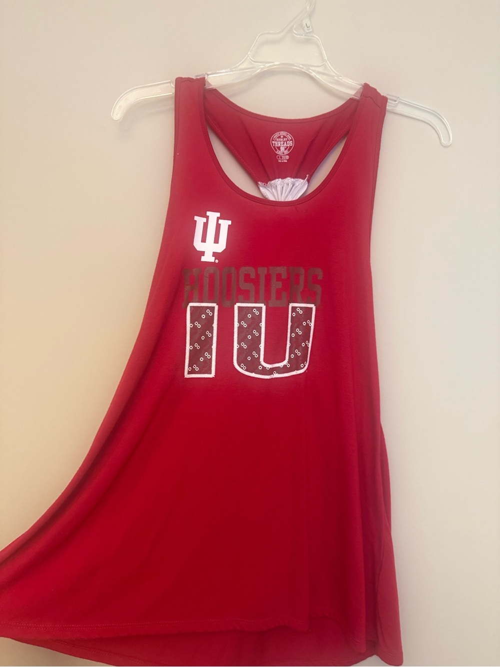 Rivalry Threads Red Indiana Hoosiers Tank Top